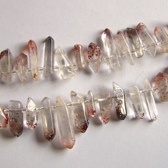 Rare LEPIDOCROCITE SUPER 7 Necklace 925 Jasper Marquise focal Sterling Silver - Picture 10 of 12